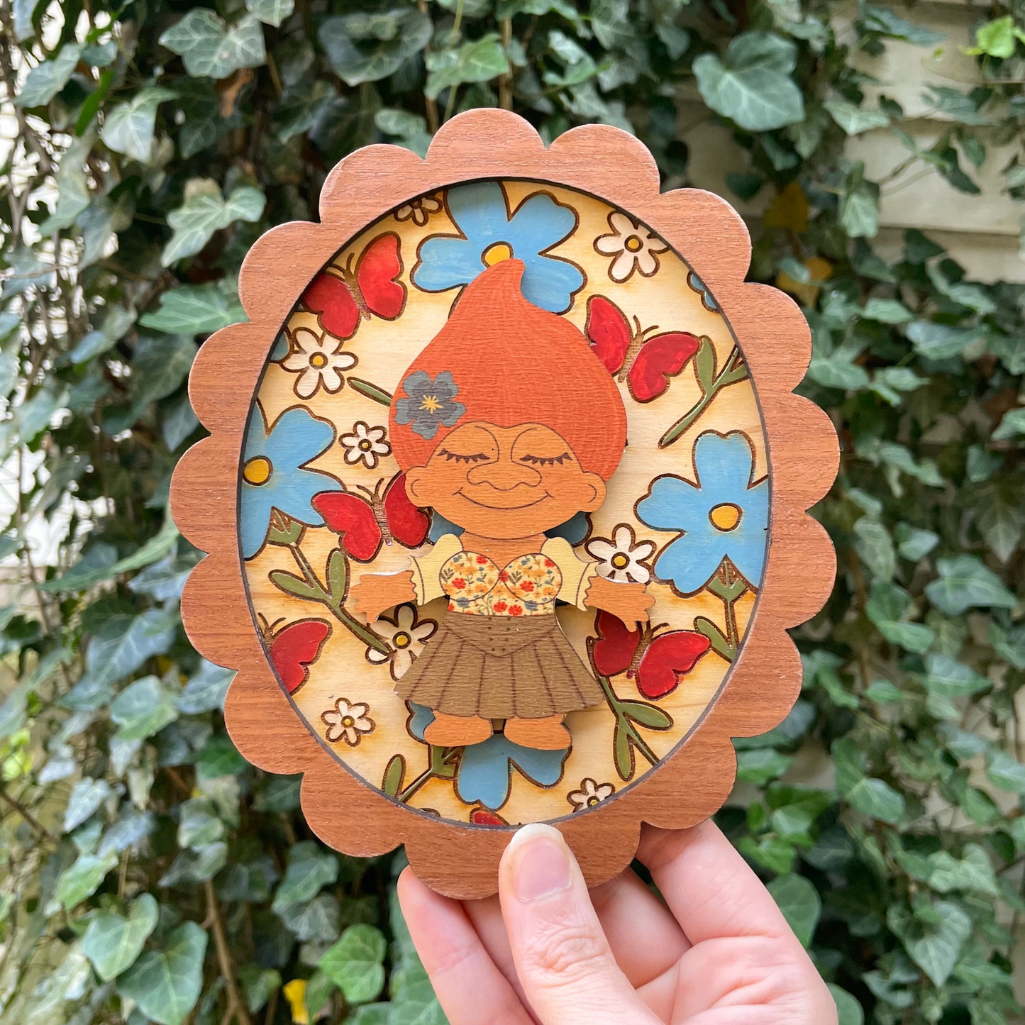 Vintage Doll Wall Hangin