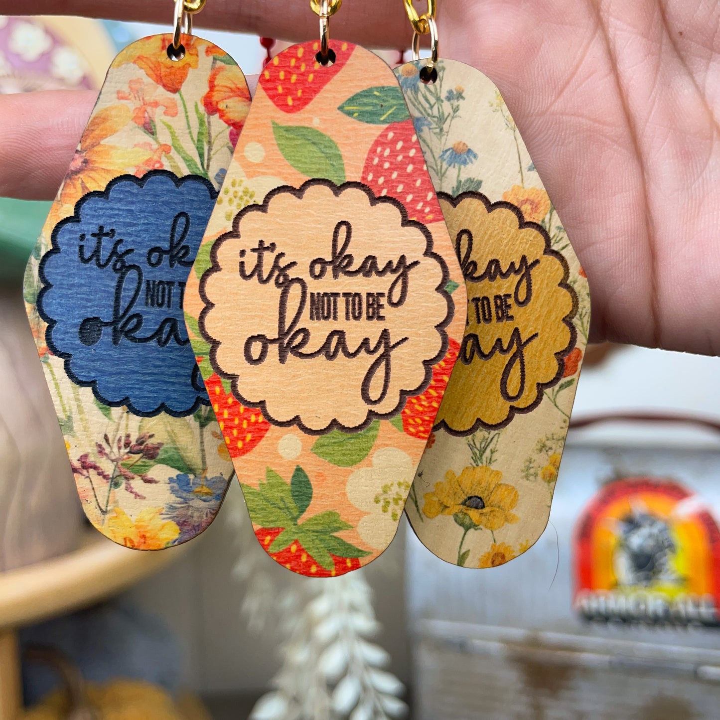 It's Okay Not To Be Okay Keychain