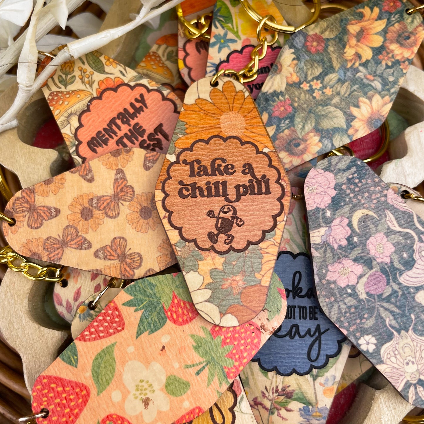 Take A Chill Pill Keychain