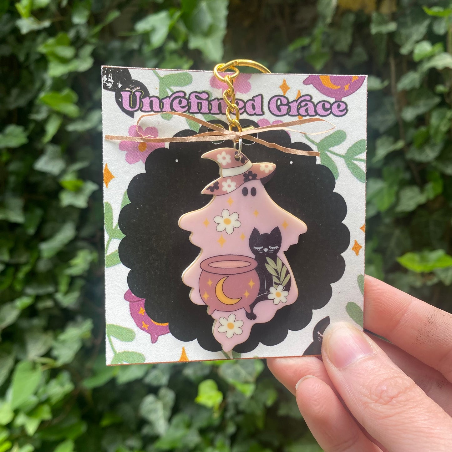 Willa Wisp- Witchy Girly Ghoul Keychain