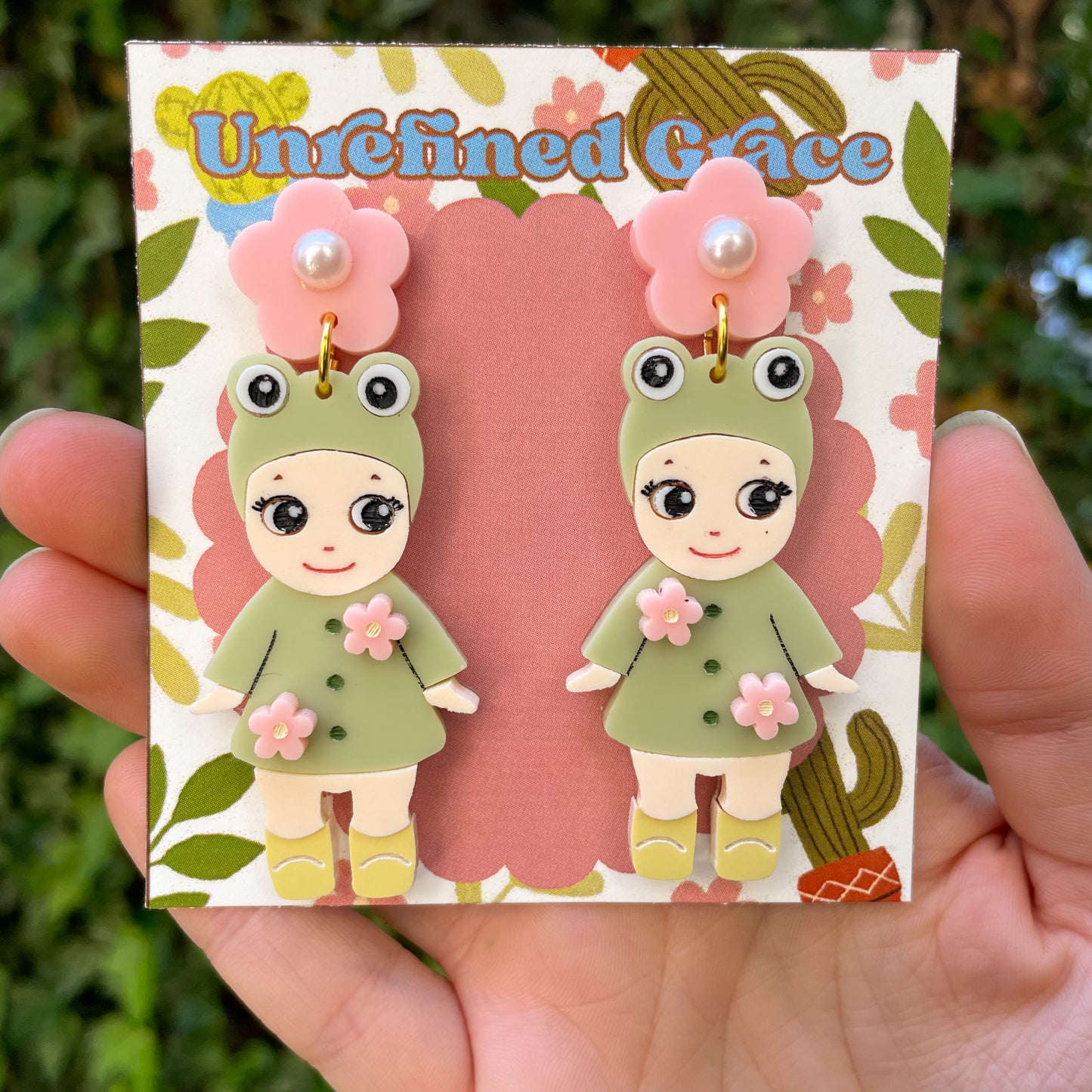 Custom Doll Earrings/Wall hanging