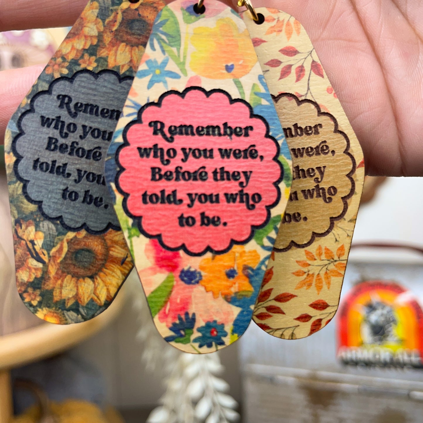 Remember Who you Were Keychain