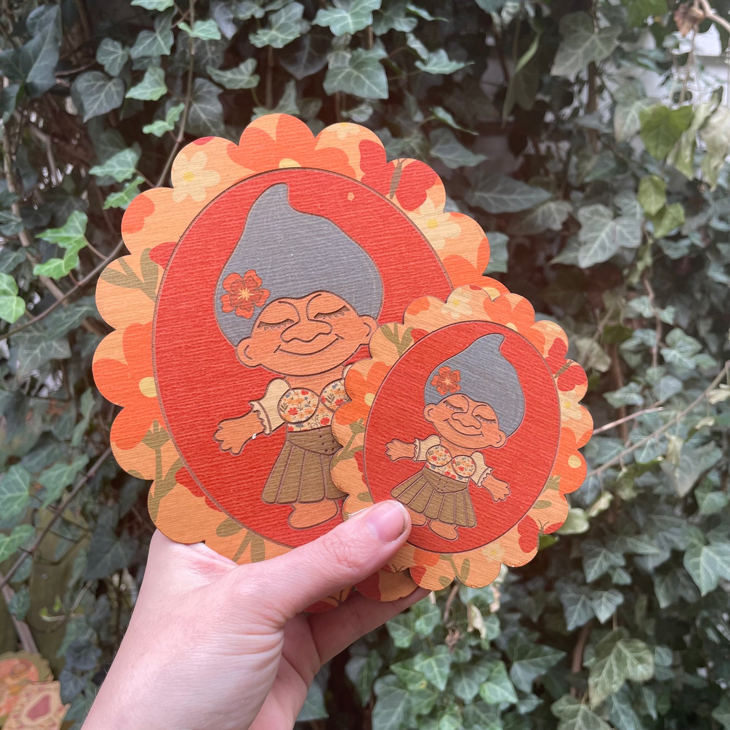 Sublimated Troll Doll Wall Hanging