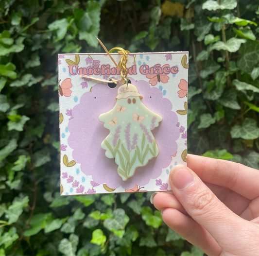 Lavender Mae-butterfly dreams Ghoul Keychain