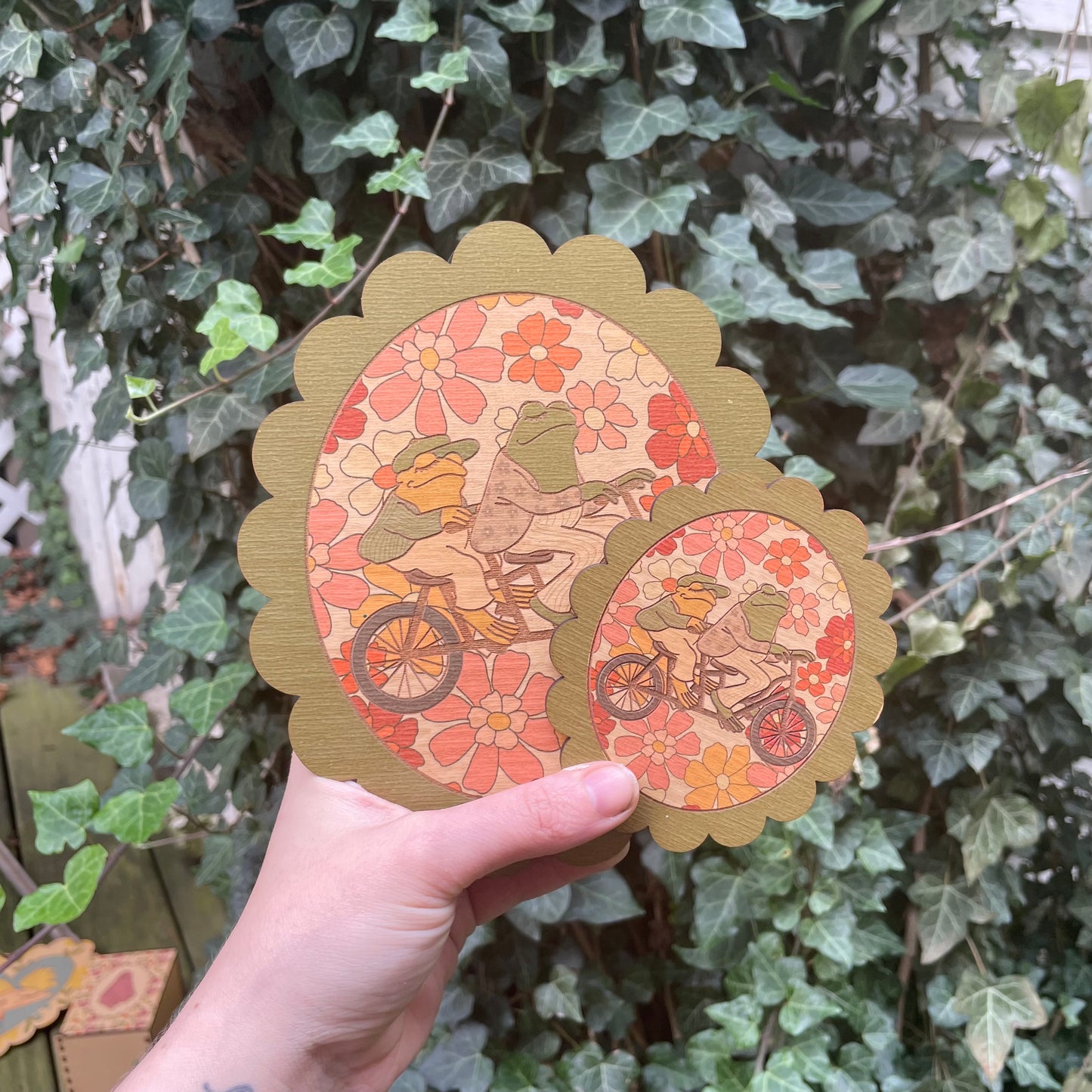 Sublimated Toad & frog Wall Hanging