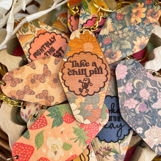 Take A Chill Pill Keychain