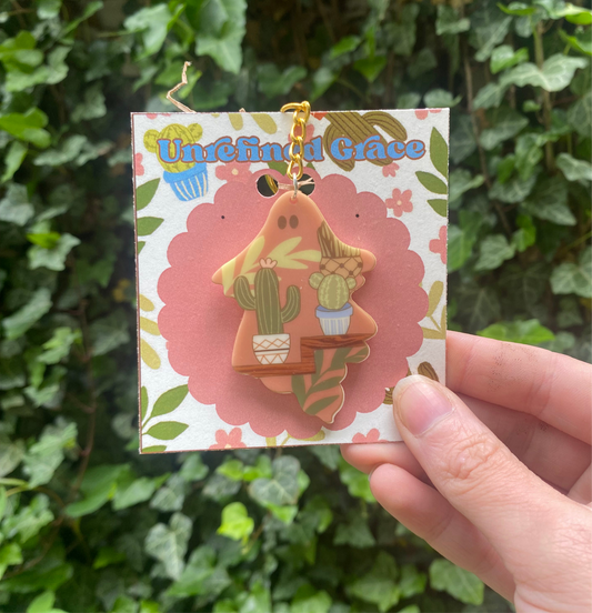 Sunny Prickle-Plant Girly Ghoul Keychain