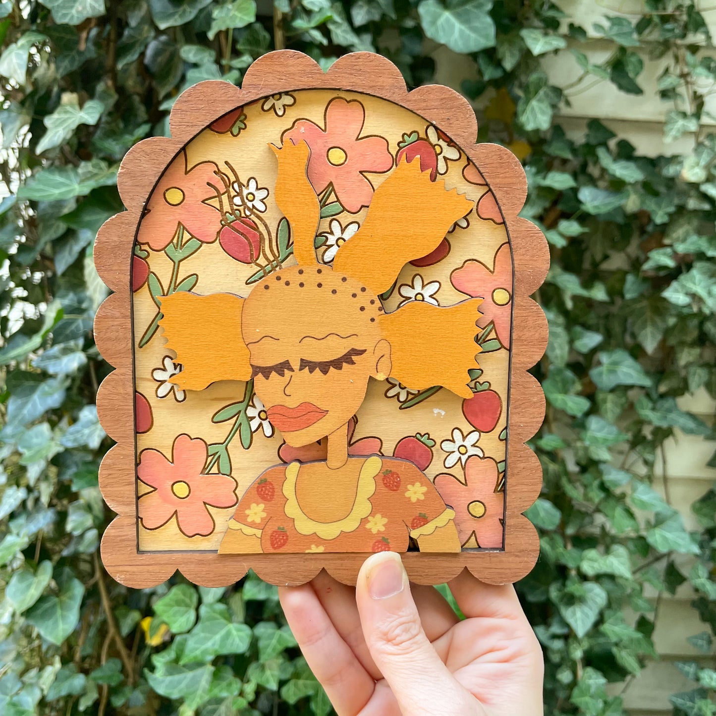Vintage Cynthia Doll Wall Hanging