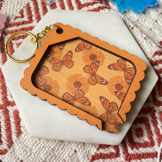 Butterfly Mini Rolling Tray Keychain