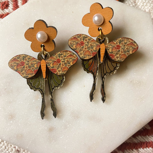 Mushroom Lovely Lunas Earrings