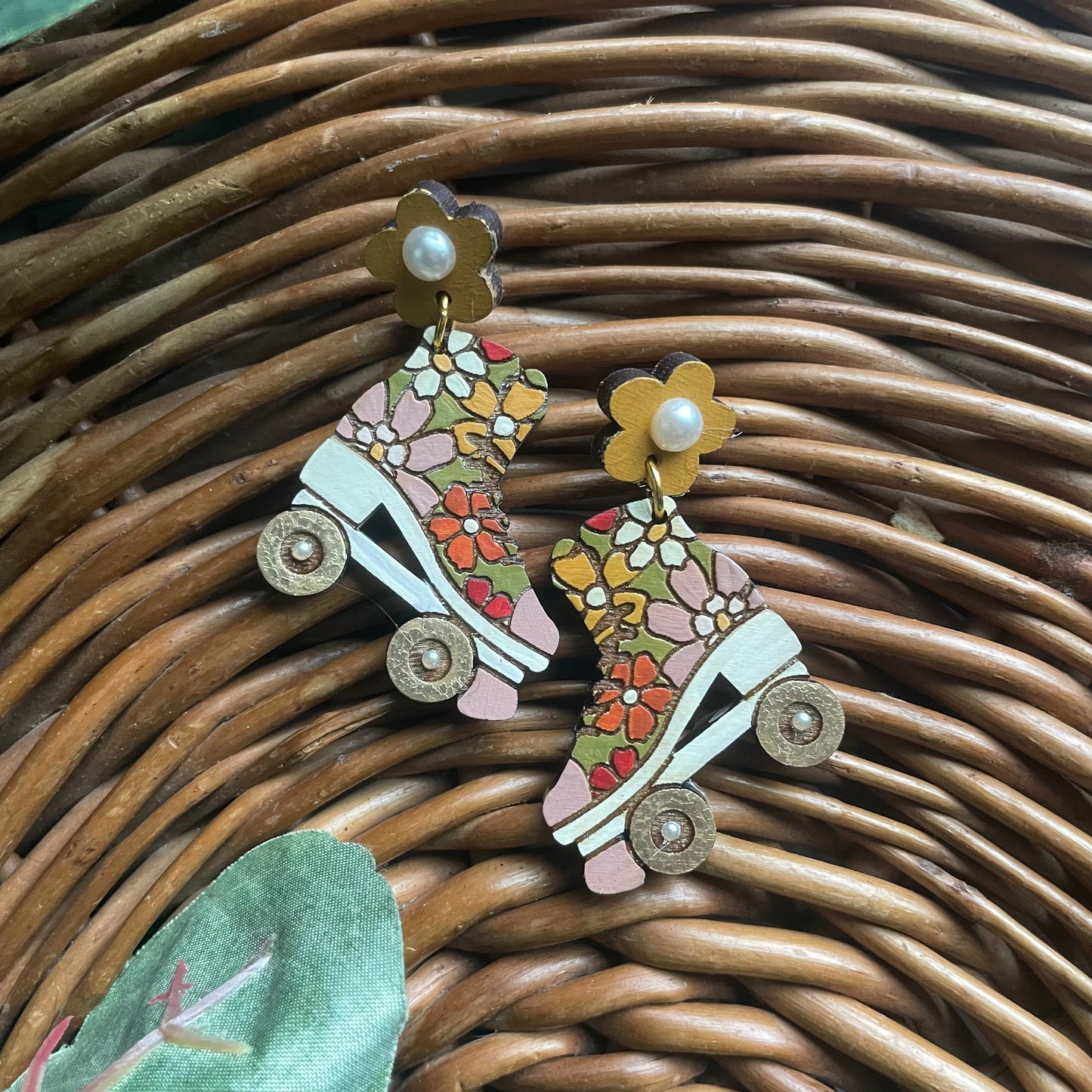 Roller Skate Earrings