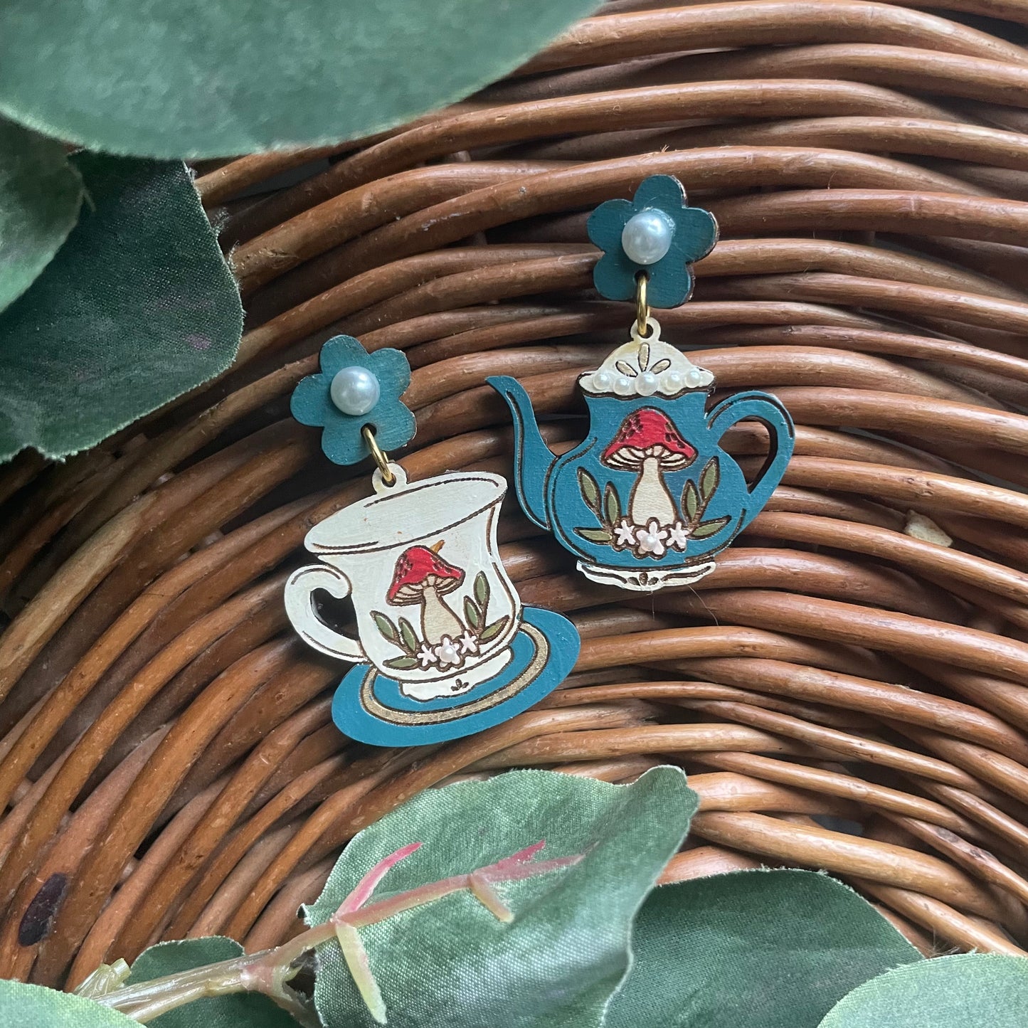 Tea Set Earrings