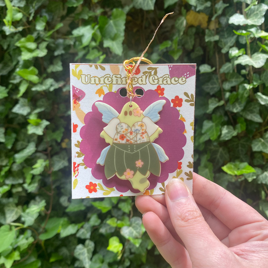 Petalwig- Forrest Fairy GIrly Ghoul Keychain
