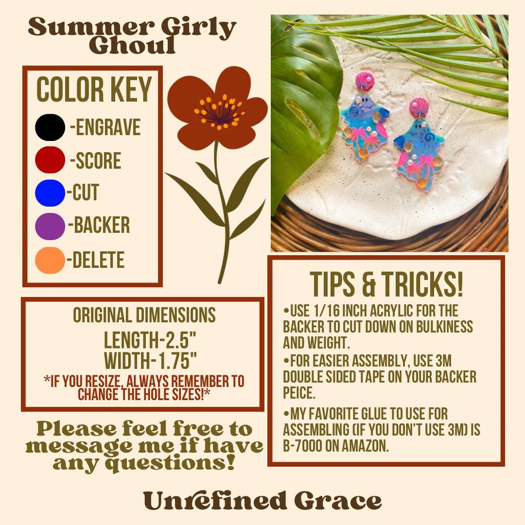 DIGITAL DOWNLOAD-Summer Girly Ghoul