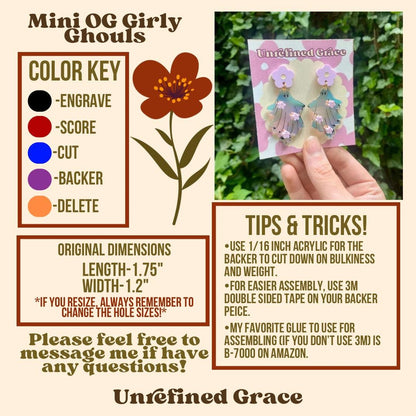 DIGITAL DOWNLOAD-Mini OG girly Ghouls