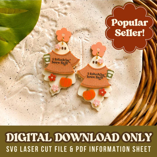 DIGITAL DOWNLOAD- I LOVE FALL Girly Ghouls