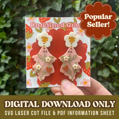DIGITAL DOWNLOAD- Strawbabe Girly Ghouls Earrings