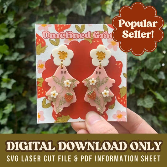 DIGITAL DOWNLOAD- Strawbabe Girly Ghouls Earrings