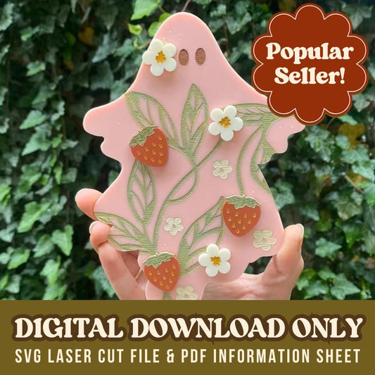 DIGITAL DOWNLOAD- Strawbabe Girly Ghoul Wall Hanging