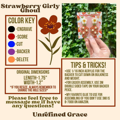 DIGITAL DOWNLOAD-Strawberry GIrly Ghouls