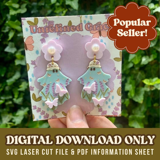 DIGITAL DOWNLOAD- Butterfly Dreams Earrings